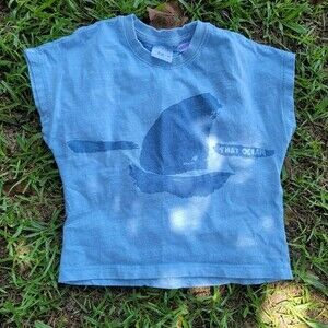 Zara THAT OCEAN Sleeveless BlueTee EUC Size 18-24 Months